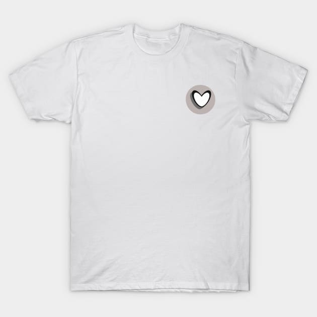 Small Heart Icon T-Shirt by Sydnini_art